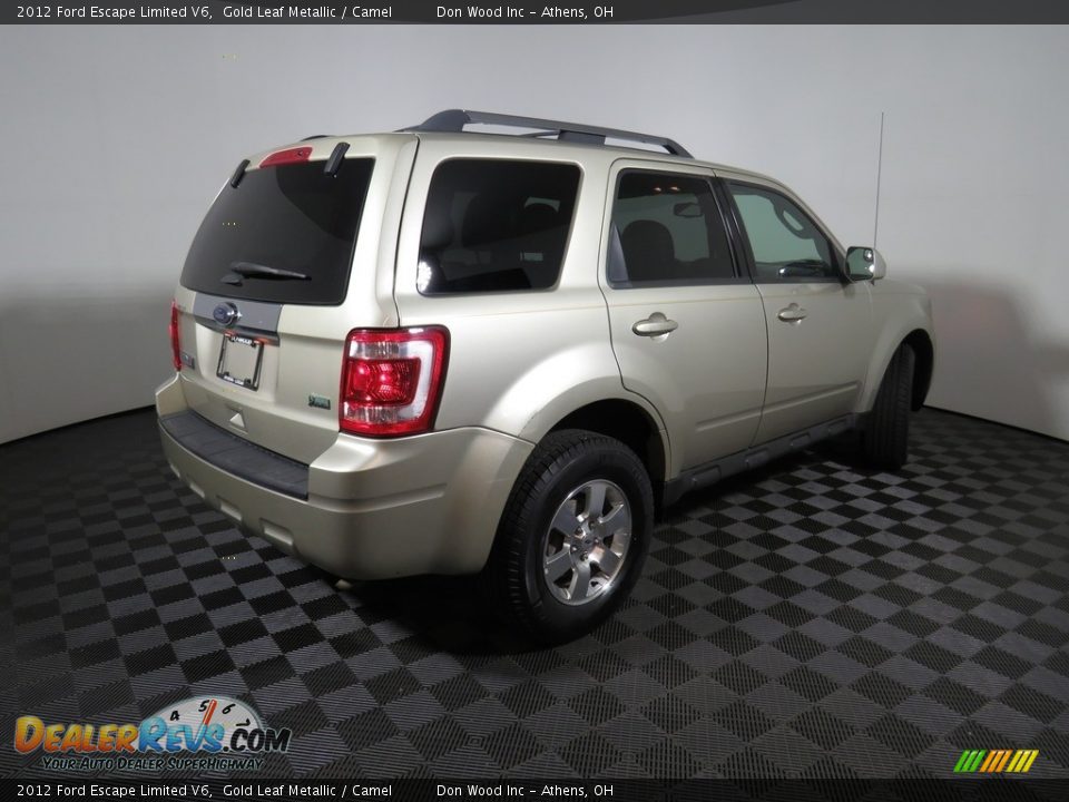 2012 Ford Escape Limited V6 Gold Leaf Metallic / Camel Photo #16