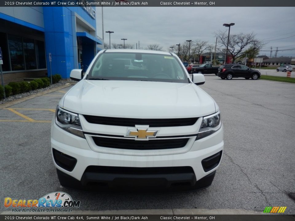 2019 Chevrolet Colorado WT Crew Cab 4x4 Summit White / Jet Black/Dark Ash Photo #2