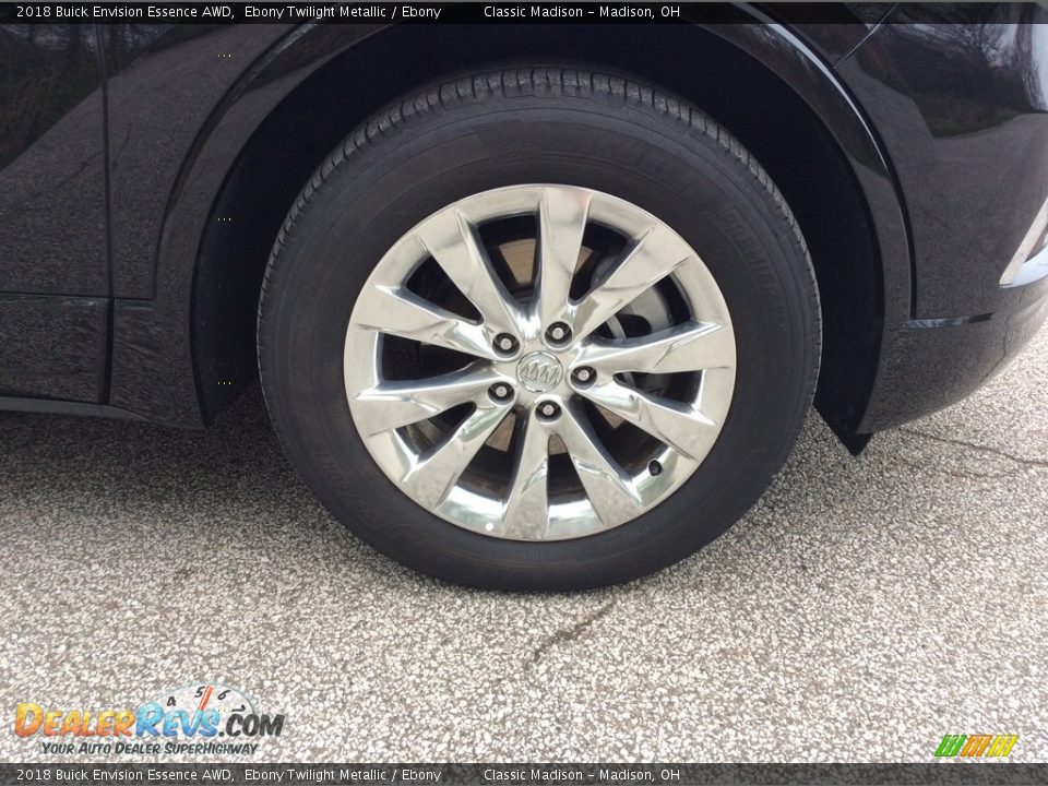 2018 Buick Envision Essence AWD Ebony Twilight Metallic / Ebony Photo #9