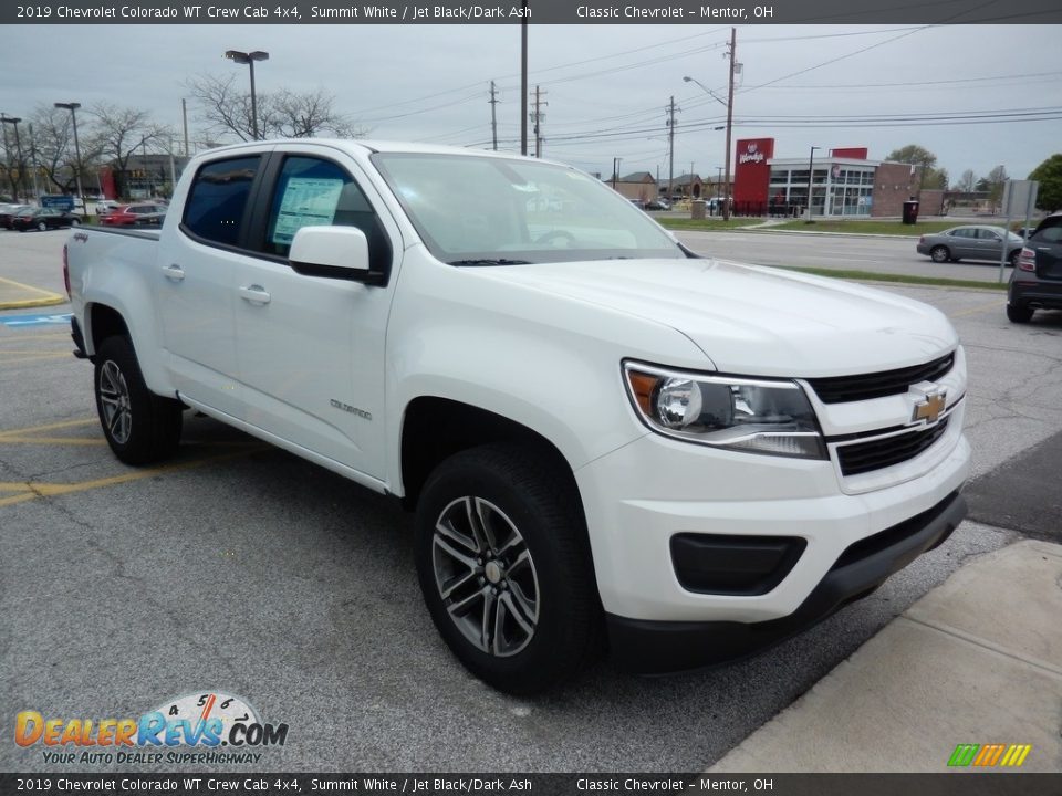 2019 Chevrolet Colorado WT Crew Cab 4x4 Summit White / Jet Black/Dark Ash Photo #3