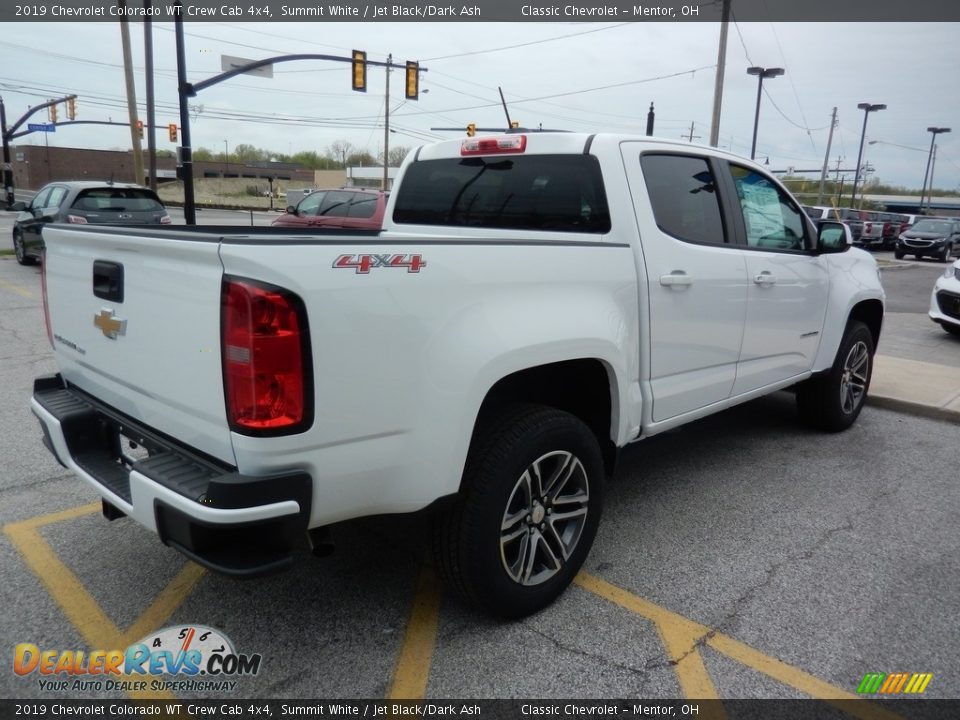 2019 Chevrolet Colorado WT Crew Cab 4x4 Summit White / Jet Black/Dark Ash Photo #4