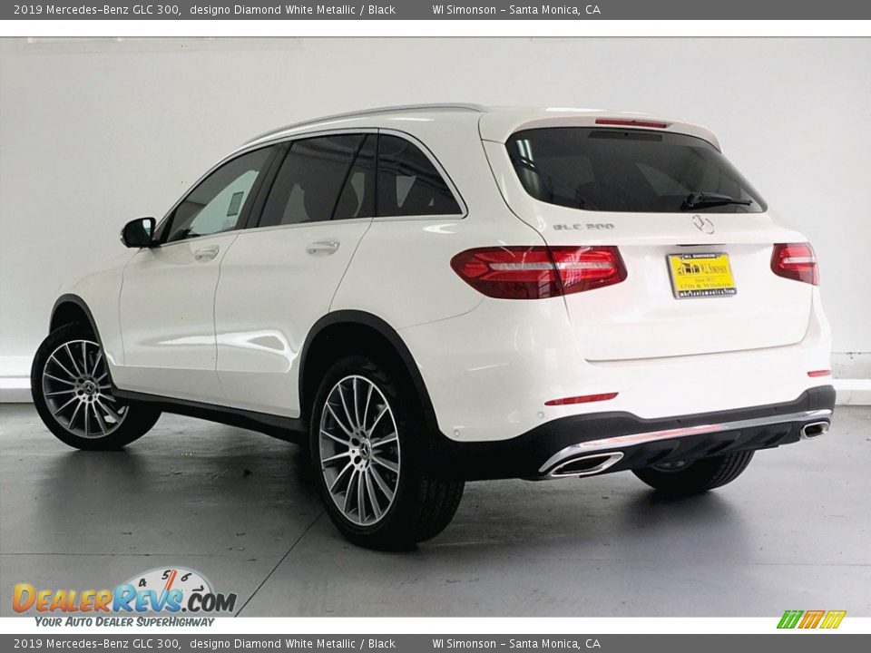 2019 Mercedes-Benz GLC 300 designo Diamond White Metallic / Black Photo #2