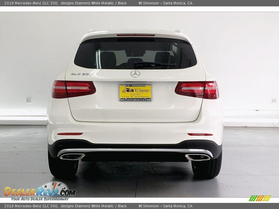 2019 Mercedes-Benz GLC 300 designo Diamond White Metallic / Black Photo #3