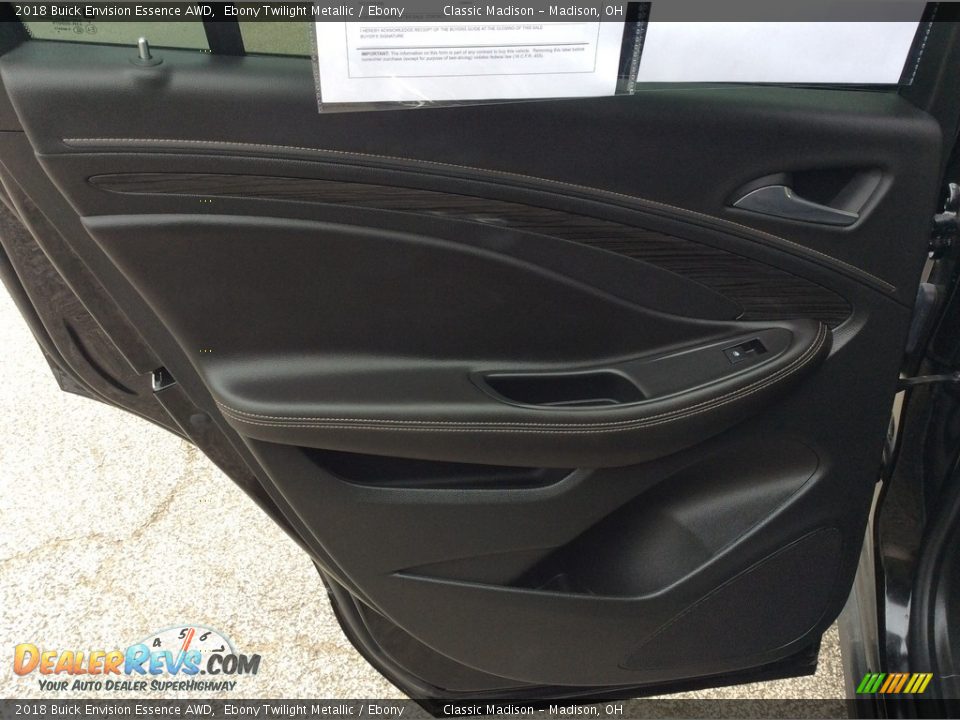 2018 Buick Envision Essence AWD Ebony Twilight Metallic / Ebony Photo #29