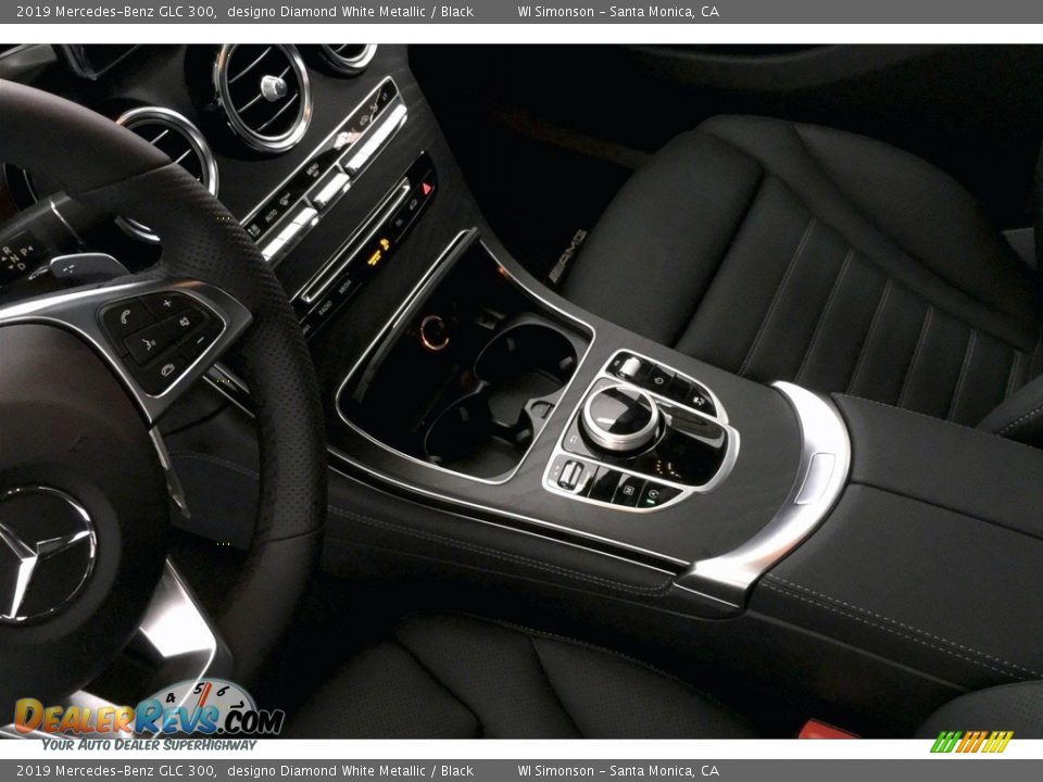 2019 Mercedes-Benz GLC 300 designo Diamond White Metallic / Black Photo #7
