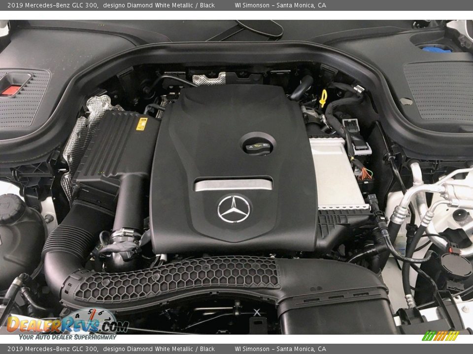 2019 Mercedes-Benz GLC 300 designo Diamond White Metallic / Black Photo #8