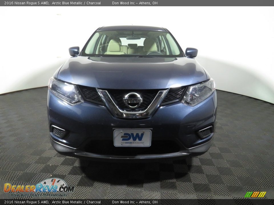 2016 Nissan Rogue S AWD Arctic Blue Metallic / Charcoal Photo #4