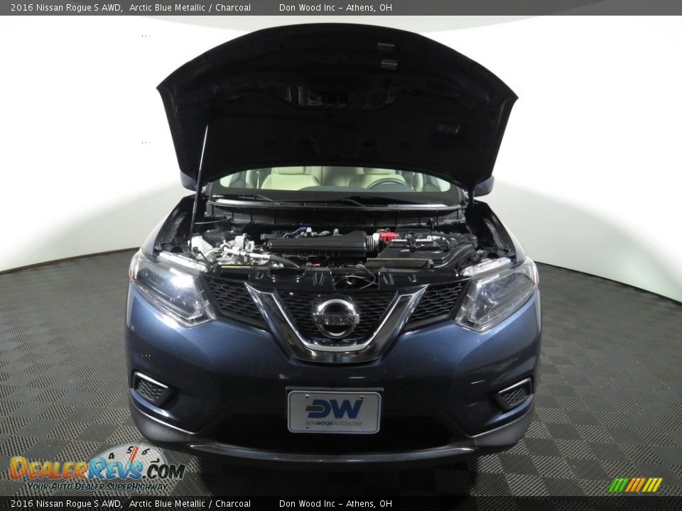 2016 Nissan Rogue S AWD Arctic Blue Metallic / Charcoal Photo #5