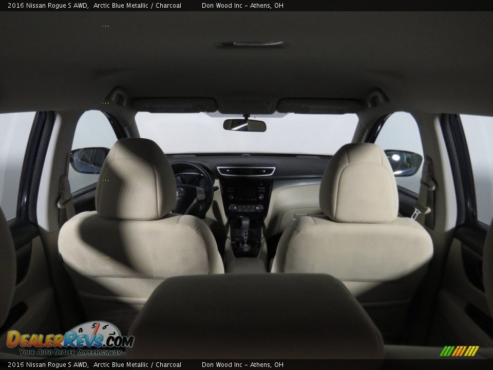 2016 Nissan Rogue S AWD Arctic Blue Metallic / Charcoal Photo #14