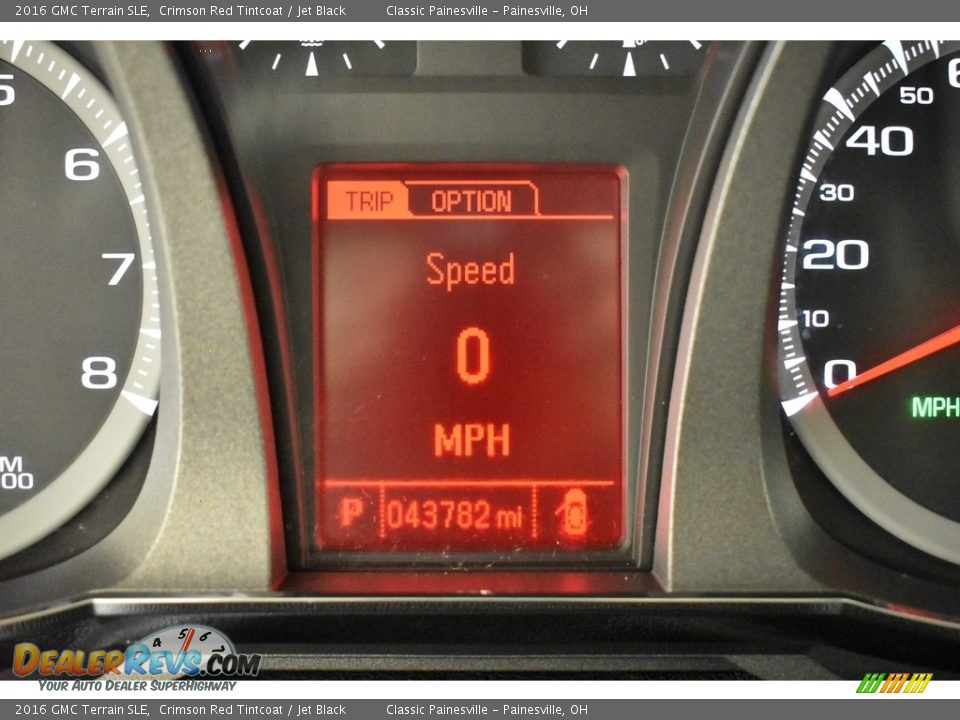 2016 GMC Terrain SLE Crimson Red Tintcoat / Jet Black Photo #14