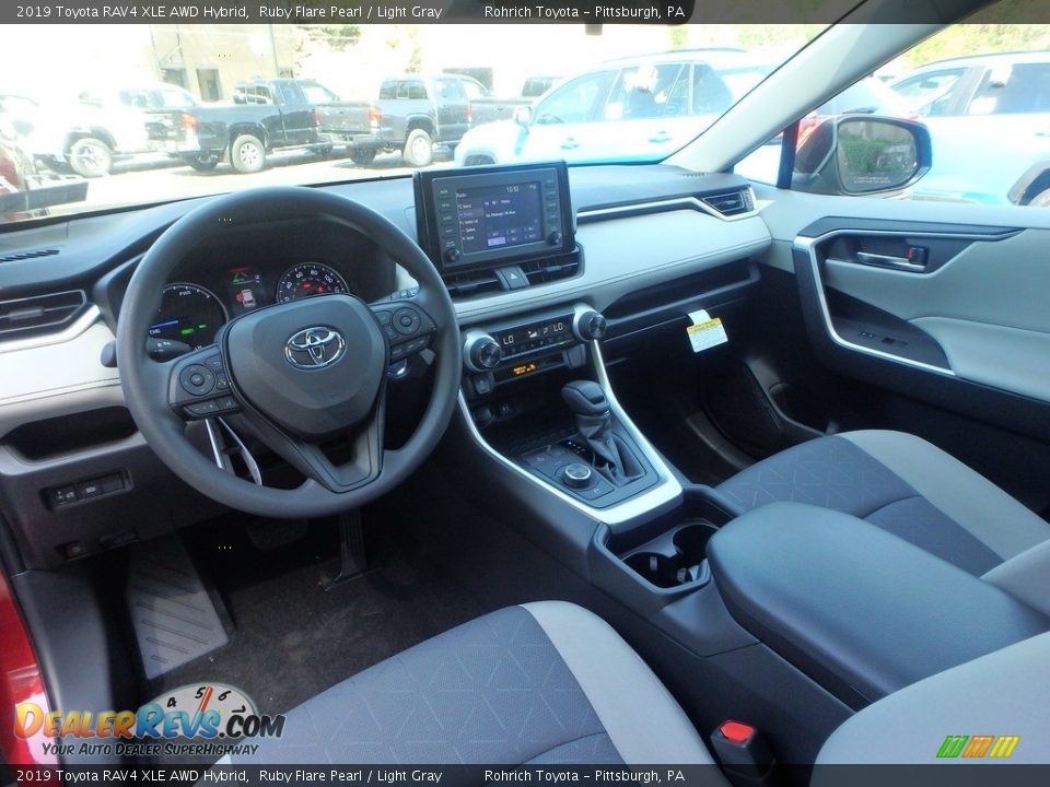 Front Seat of 2019 Toyota RAV4 XLE AWD Hybrid Photo #8