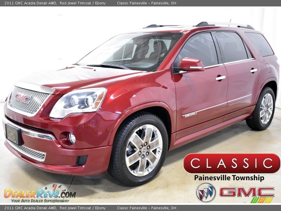 2011 GMC Acadia Denali AWD Red Jewel Tintcoat / Ebony Photo #1