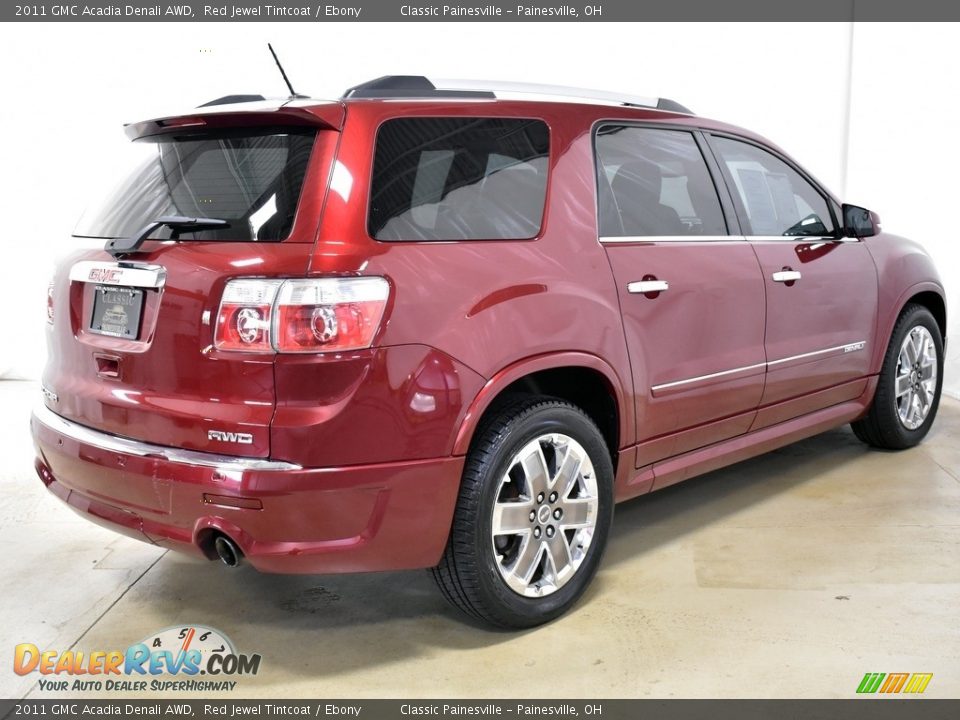 2011 GMC Acadia Denali AWD Red Jewel Tintcoat / Ebony Photo #2