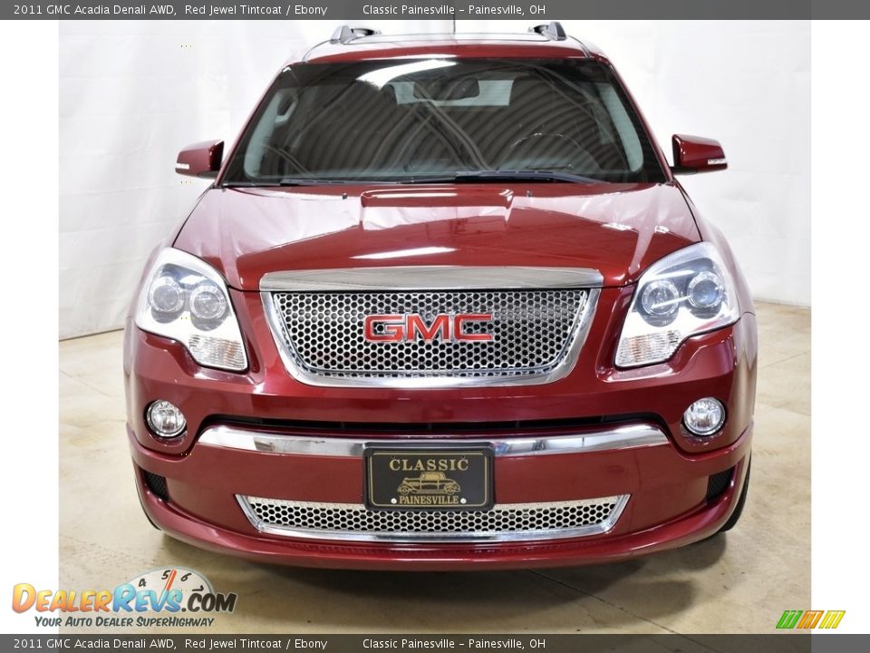 2011 GMC Acadia Denali AWD Red Jewel Tintcoat / Ebony Photo #4