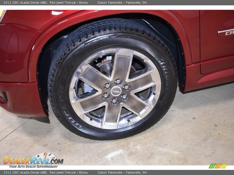 2011 GMC Acadia Denali AWD Red Jewel Tintcoat / Ebony Photo #5