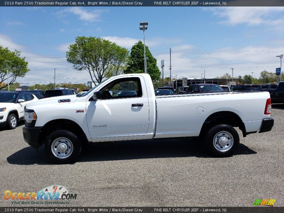 Bright White 2019 Ram 2500 Tradesman Regular Cab 4x4 Photo #3