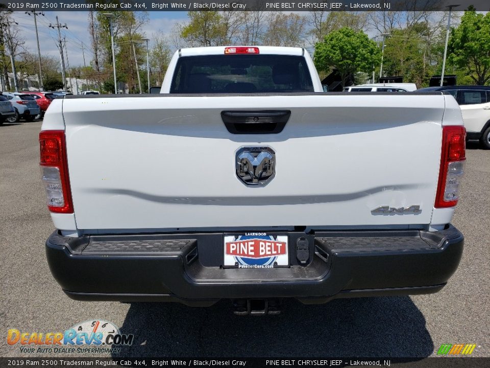 2019 Ram 2500 Tradesman Regular Cab 4x4 Bright White / Black/Diesel Gray Photo #5