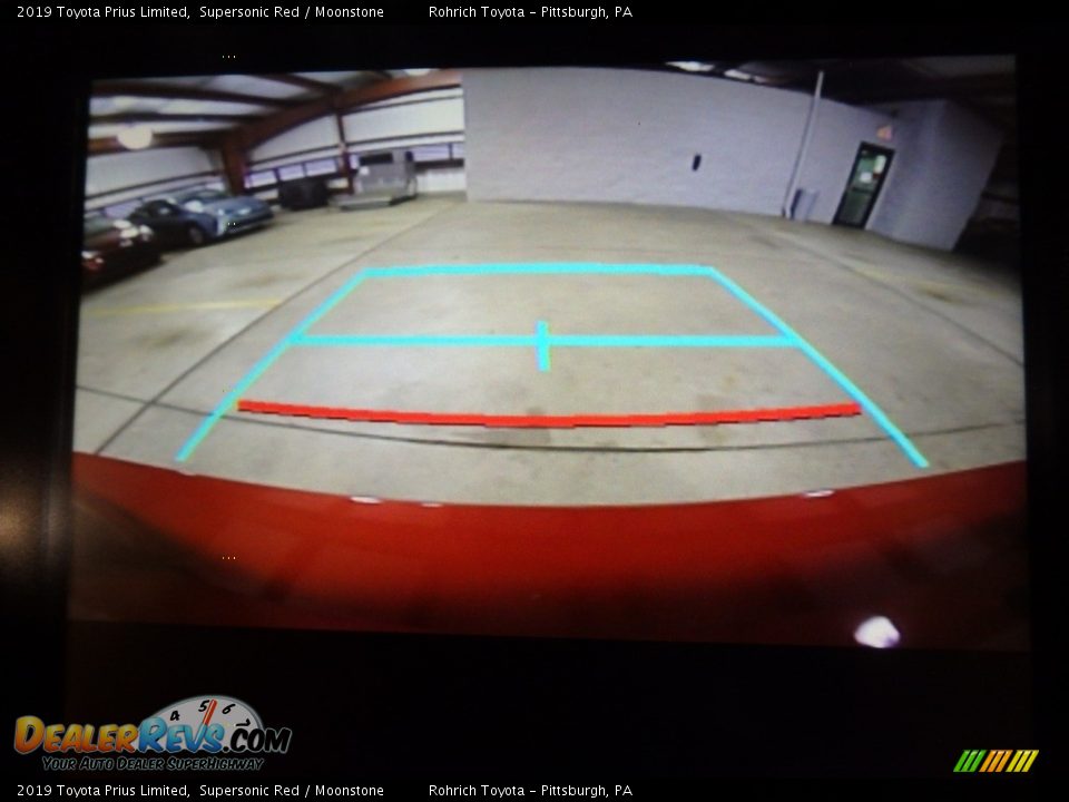 2019 Toyota Prius Limited Supersonic Red / Moonstone Photo #11