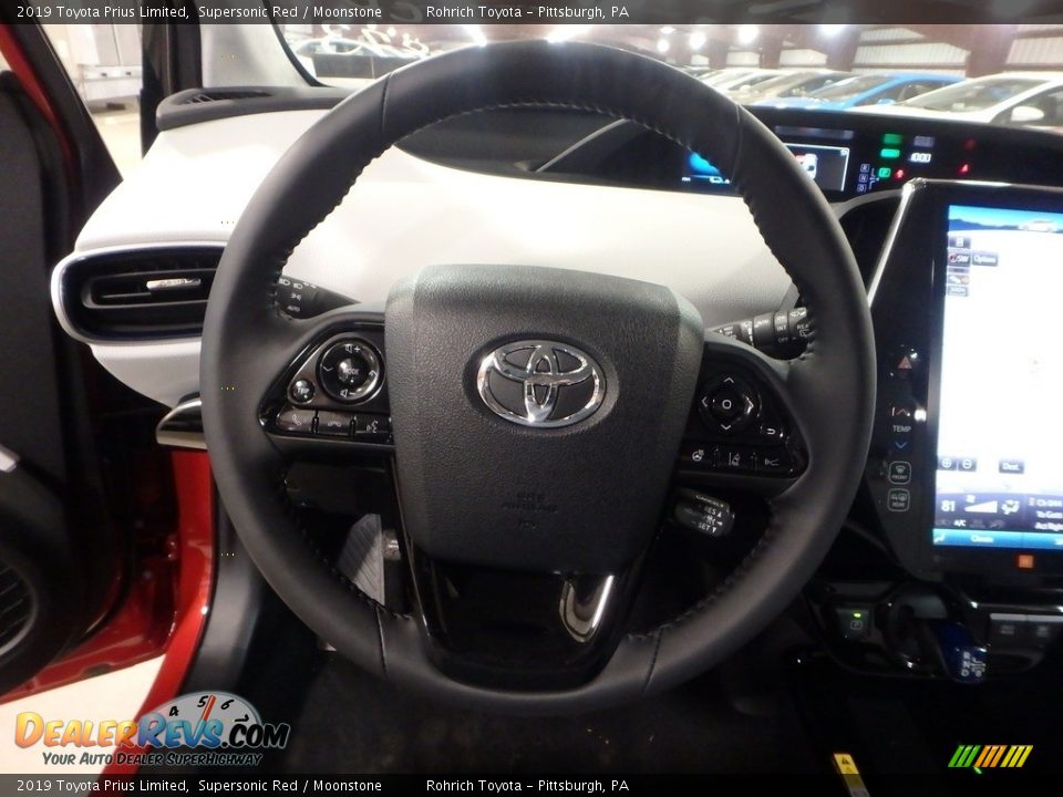 2019 Toyota Prius Limited Supersonic Red / Moonstone Photo #13