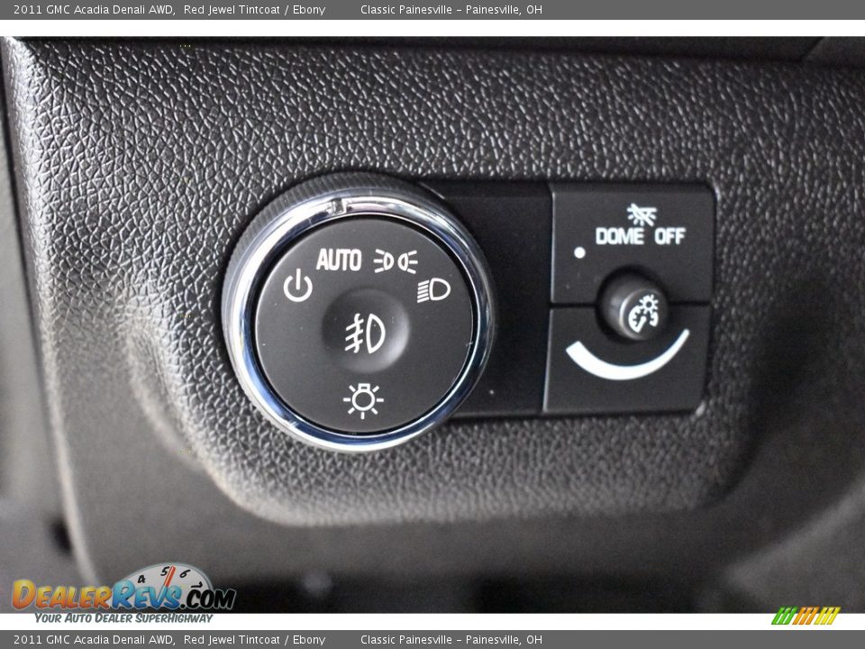 2011 GMC Acadia Denali AWD Red Jewel Tintcoat / Ebony Photo #13