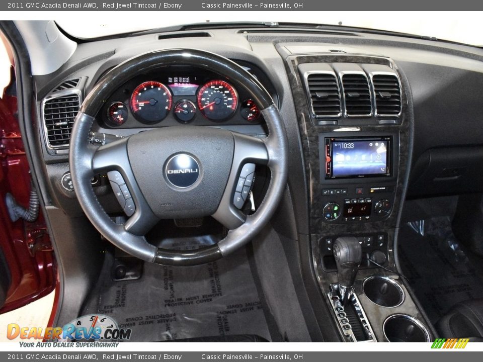 2011 GMC Acadia Denali AWD Red Jewel Tintcoat / Ebony Photo #14