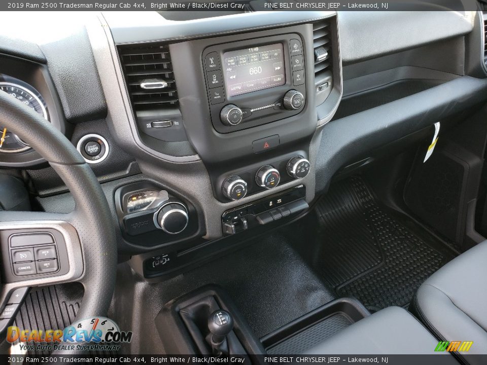 2019 Ram 2500 Tradesman Regular Cab 4x4 Bright White / Black/Diesel Gray Photo #10