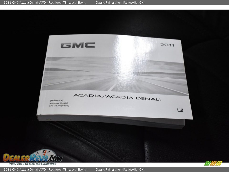 2011 GMC Acadia Denali AWD Red Jewel Tintcoat / Ebony Photo #18