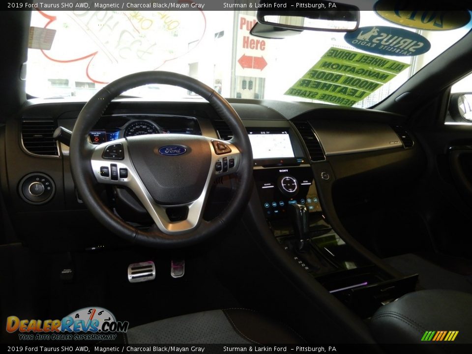 2019 Ford Taurus SHO AWD Magnetic / Charcoal Black/Mayan Gray Photo #16