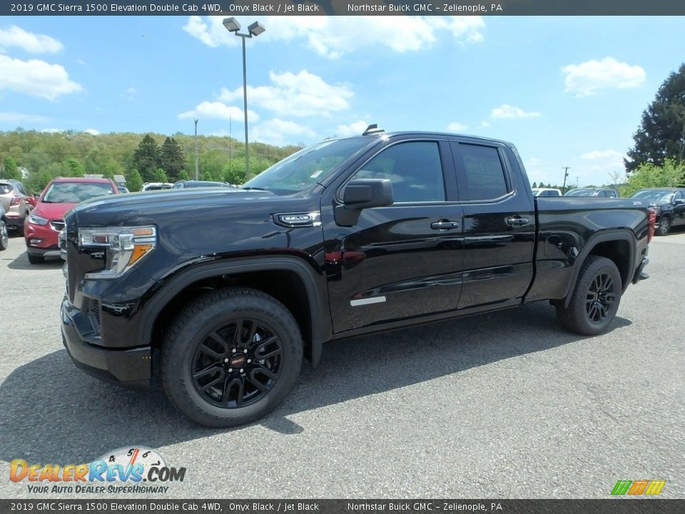 2019 GMC Sierra 1500 Elevation Double Cab 4WD Onyx Black / Jet Black Photo #1