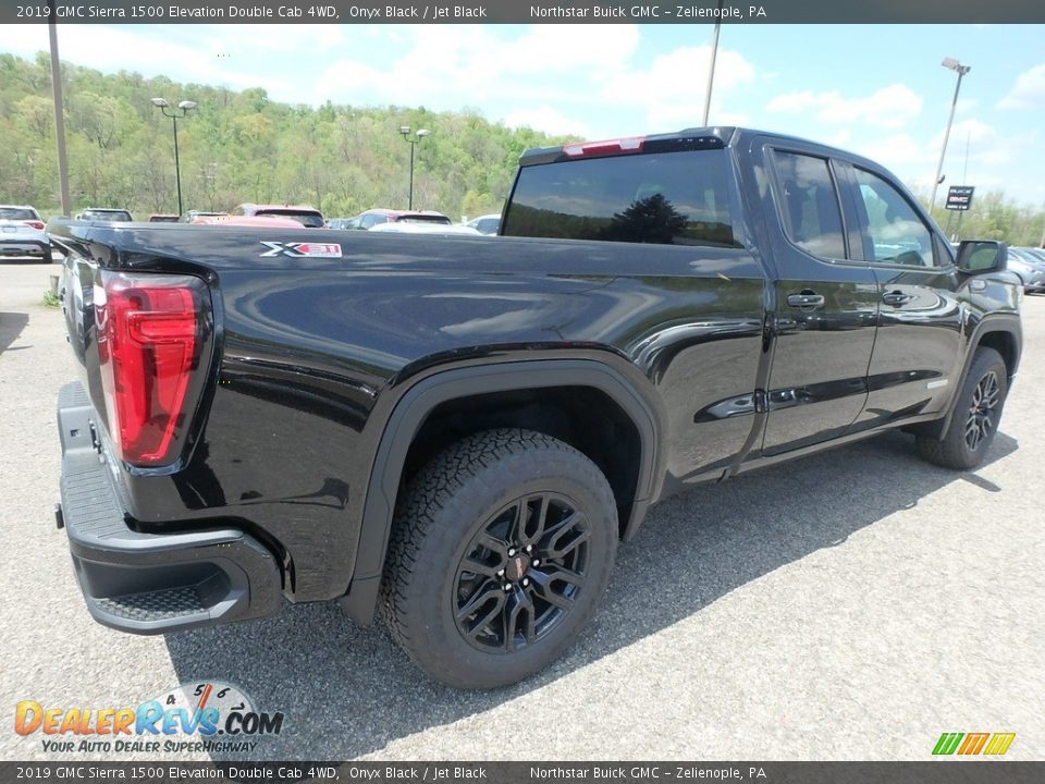 2019 GMC Sierra 1500 Elevation Double Cab 4WD Onyx Black / Jet Black Photo #5