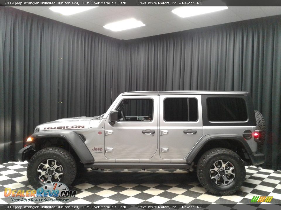 2019 Jeep Wrangler Unlimited Rubicon 4x4 Billet Silver Metallic / Black Photo #1