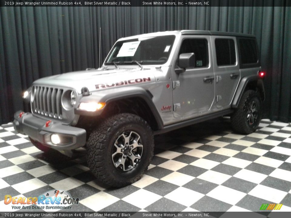 2019 Jeep Wrangler Unlimited Rubicon 4x4 Billet Silver Metallic / Black Photo #2