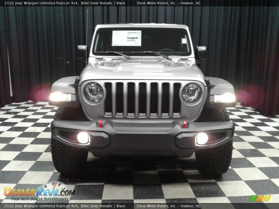 2019 Jeep Wrangler Unlimited Rubicon 4x4 Billet Silver Metallic / Black Photo #3