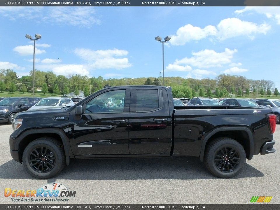2019 GMC Sierra 1500 Elevation Double Cab 4WD Onyx Black / Jet Black Photo #8