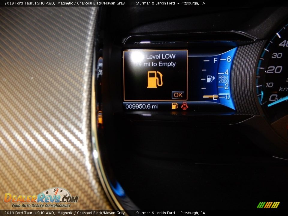 2019 Ford Taurus SHO AWD Magnetic / Charcoal Black/Mayan Gray Photo #25