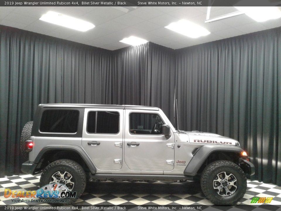2019 Jeep Wrangler Unlimited Rubicon 4x4 Billet Silver Metallic / Black Photo #5