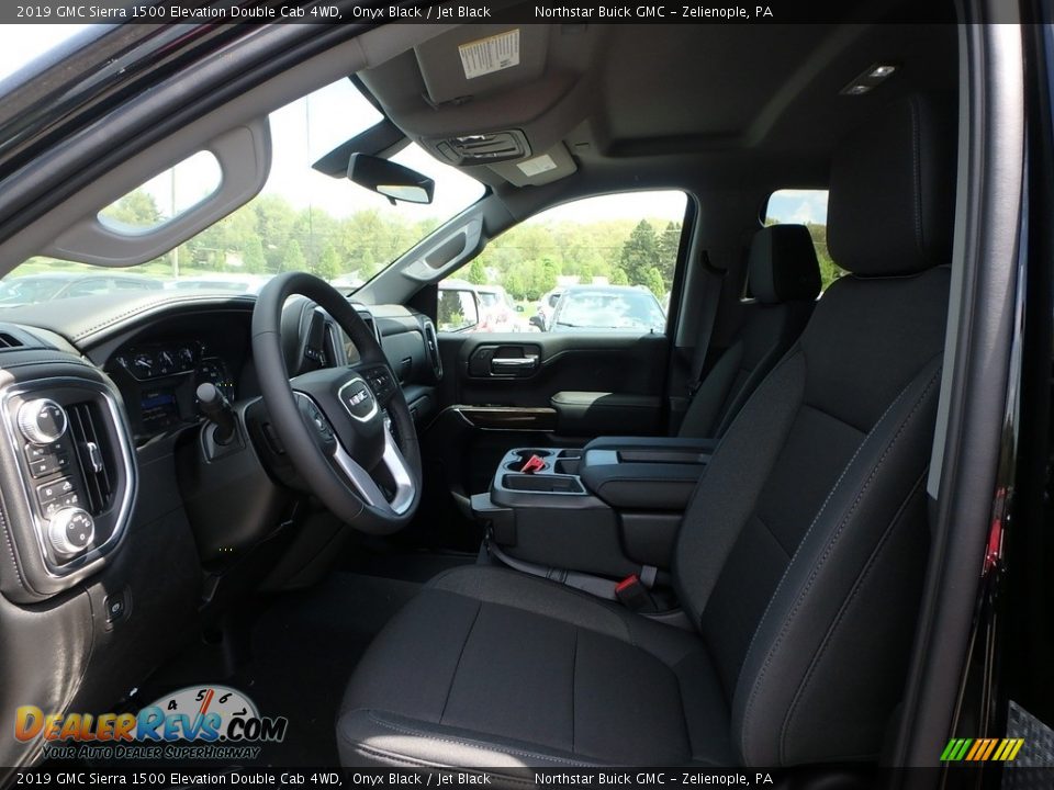 2019 GMC Sierra 1500 Elevation Double Cab 4WD Onyx Black / Jet Black Photo #10