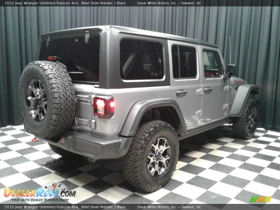 2019 Jeep Wrangler Unlimited Rubicon 4x4 Billet Silver Metallic / Black Photo #6