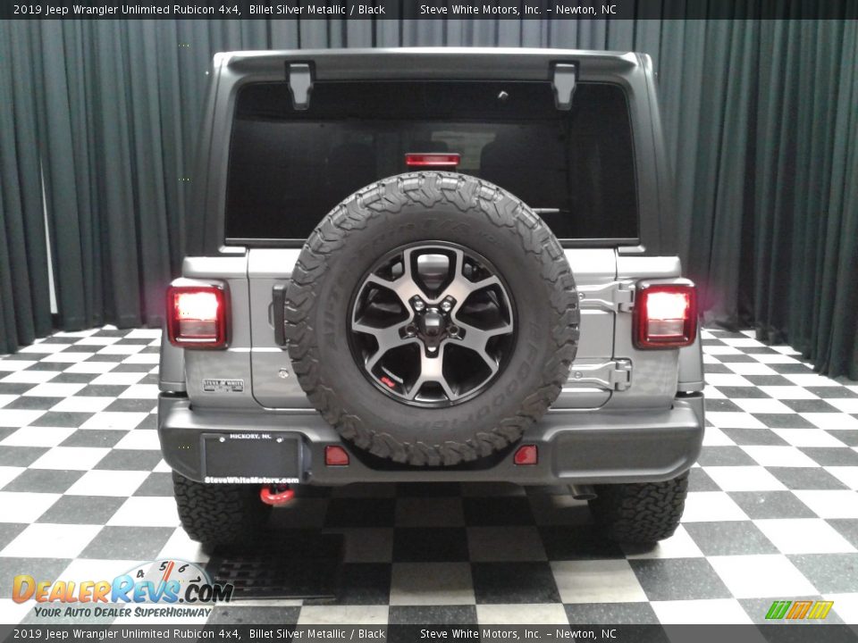 2019 Jeep Wrangler Unlimited Rubicon 4x4 Billet Silver Metallic / Black Photo #7