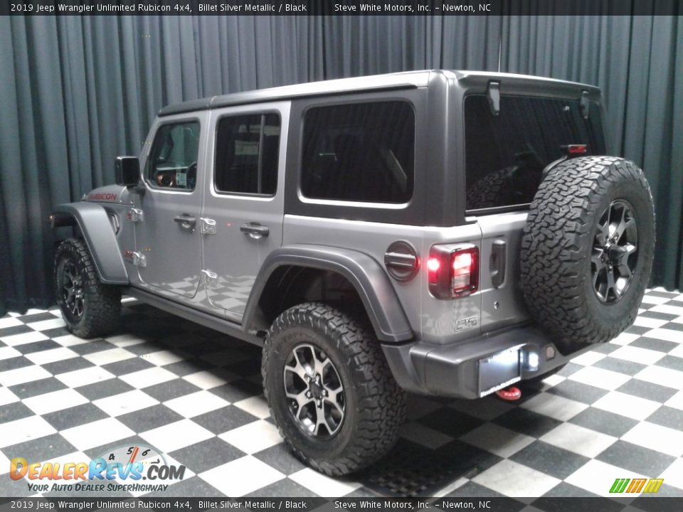 2019 Jeep Wrangler Unlimited Rubicon 4x4 Billet Silver Metallic / Black Photo #8