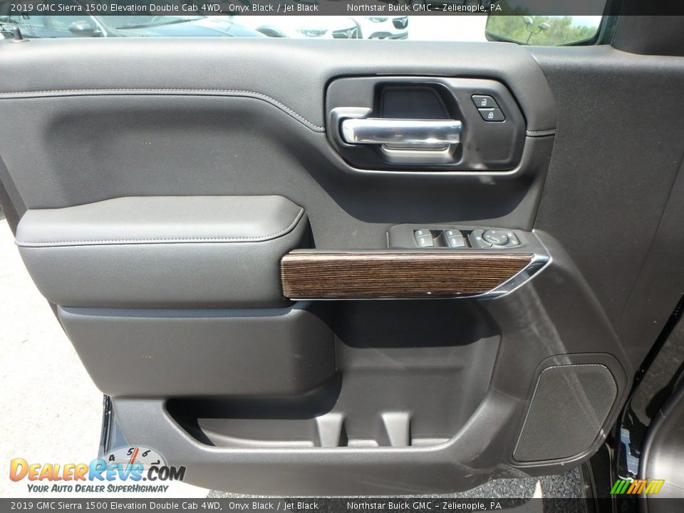 2019 GMC Sierra 1500 Elevation Double Cab 4WD Onyx Black / Jet Black Photo #13