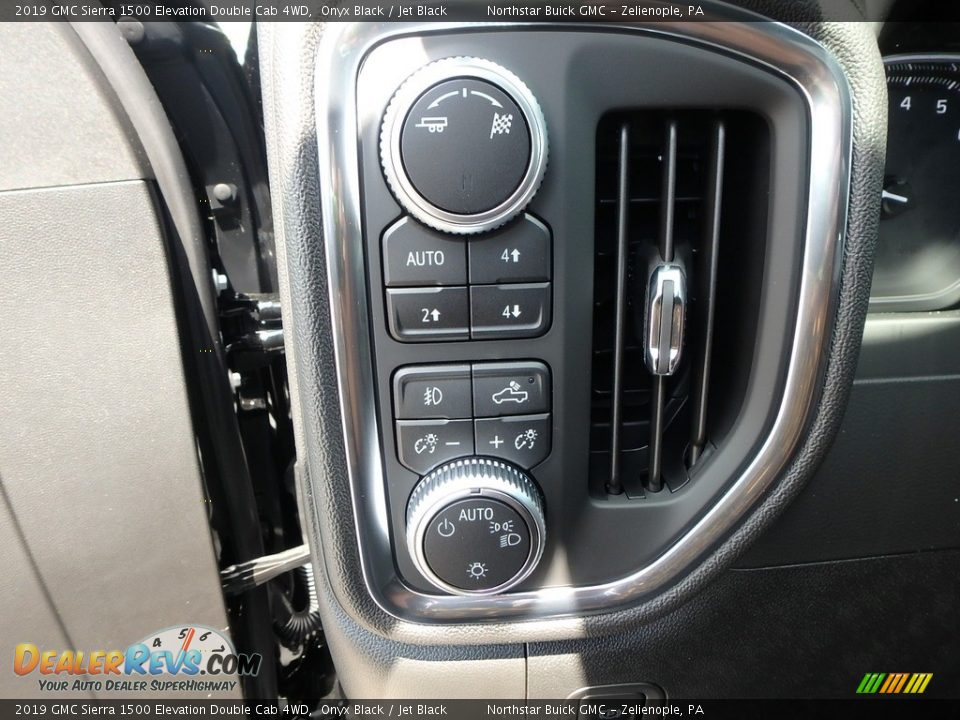 2019 GMC Sierra 1500 Elevation Double Cab 4WD Onyx Black / Jet Black Photo #16