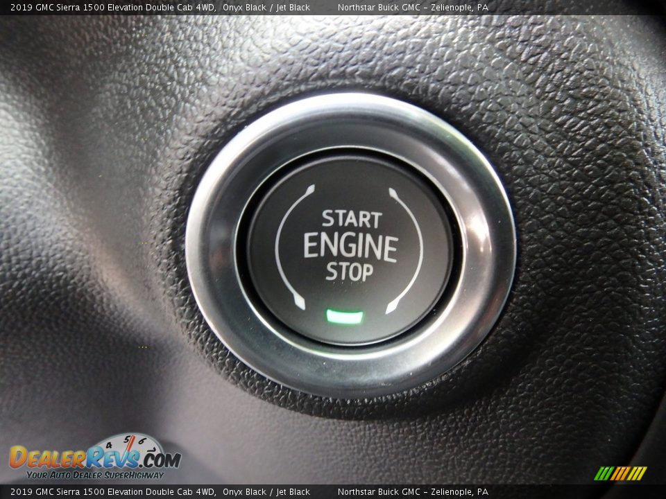2019 GMC Sierra 1500 Elevation Double Cab 4WD Onyx Black / Jet Black Photo #18