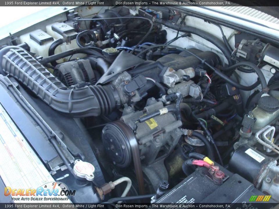 1995 Ford Explorer Limited 4x4 Oxford White / Light Flint Photo #31