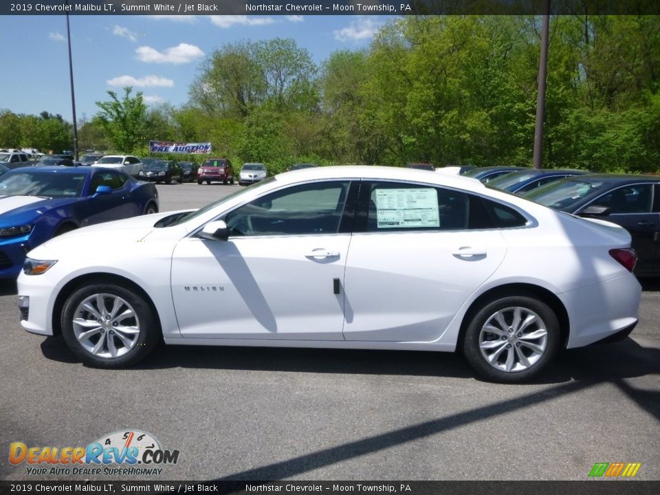 2019 Chevrolet Malibu LT Summit White / Jet Black Photo #2