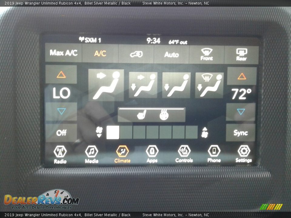 2019 Jeep Wrangler Unlimited Rubicon 4x4 Billet Silver Metallic / Black Photo #22