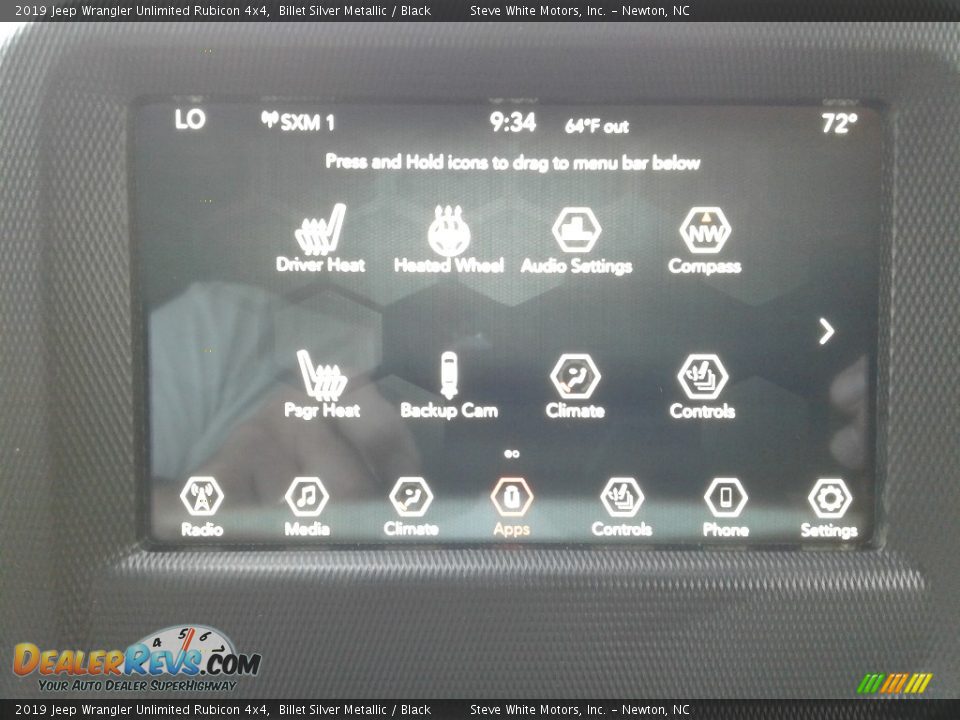 2019 Jeep Wrangler Unlimited Rubicon 4x4 Billet Silver Metallic / Black Photo #24