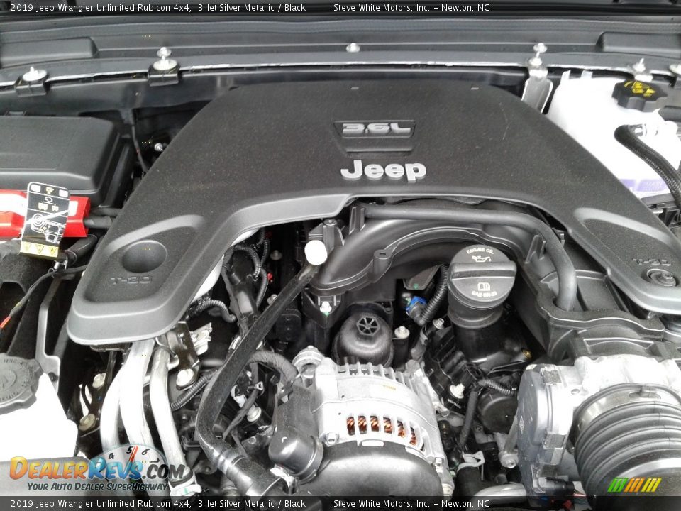 2019 Jeep Wrangler Unlimited Rubicon 4x4 Billet Silver Metallic / Black Photo #30