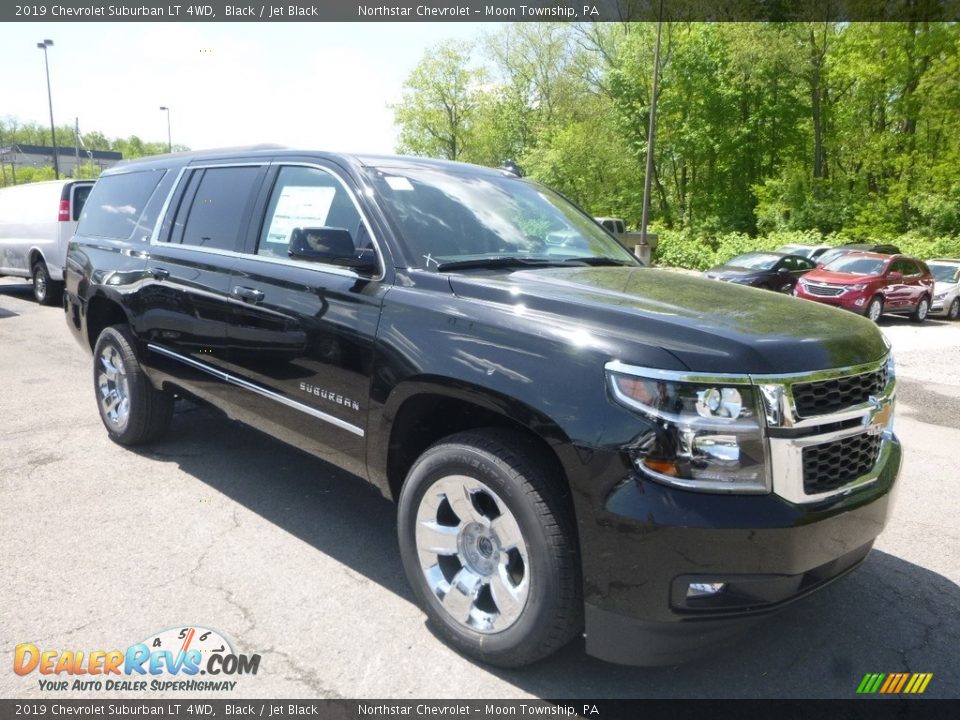 2019 Chevrolet Suburban LT 4WD Black / Jet Black Photo #7