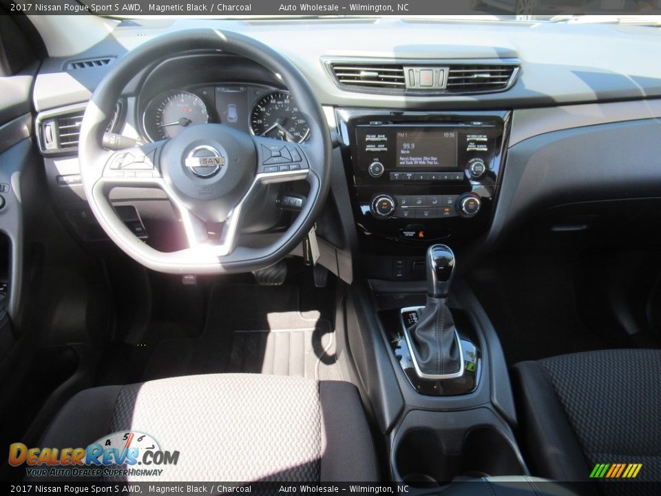 2017 Nissan Rogue Sport S AWD Magnetic Black / Charcoal Photo #14